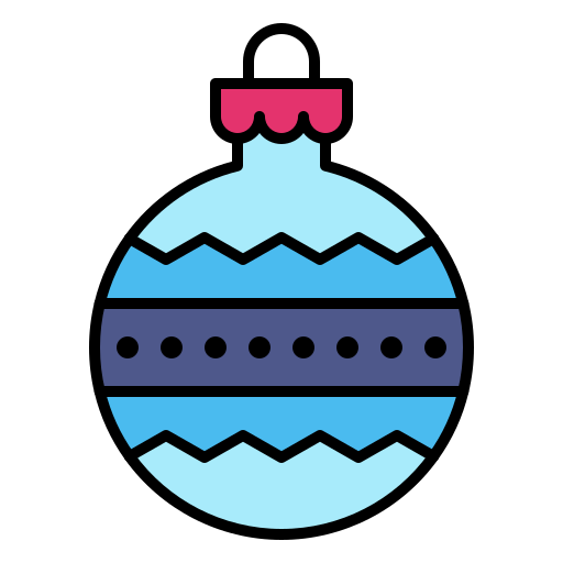 Christmas ball Generic Outline Color icon