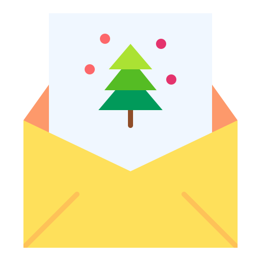 tarjeta de navidad icono gratis