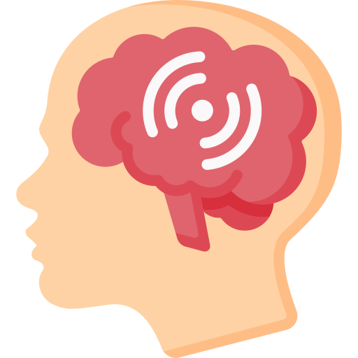 Brain inflammation free icon