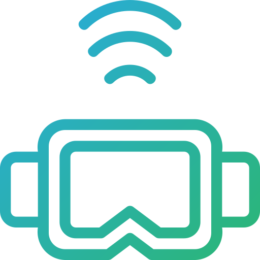 gafas vr icono gratis