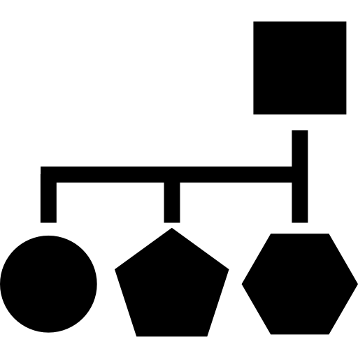 gráfico de figuras geométricas icono gratis