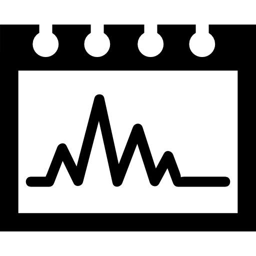 gráfico de ciencia en una nota icono gratis