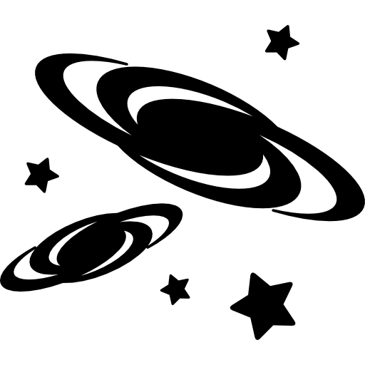 cúmulo de galaxias icono gratis