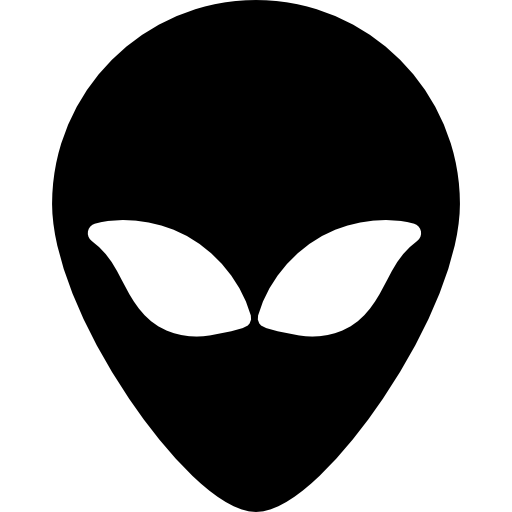 tête d'alien Icône gratuit