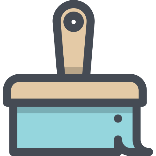 cepillo de pintura icono gratis