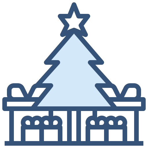 árbol de navidad icono gratis