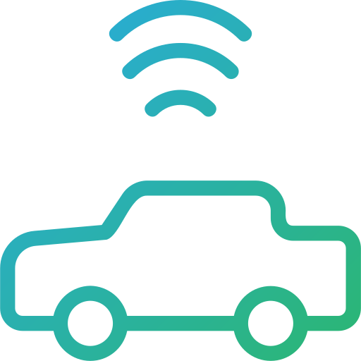 auto inteligente icono gratis