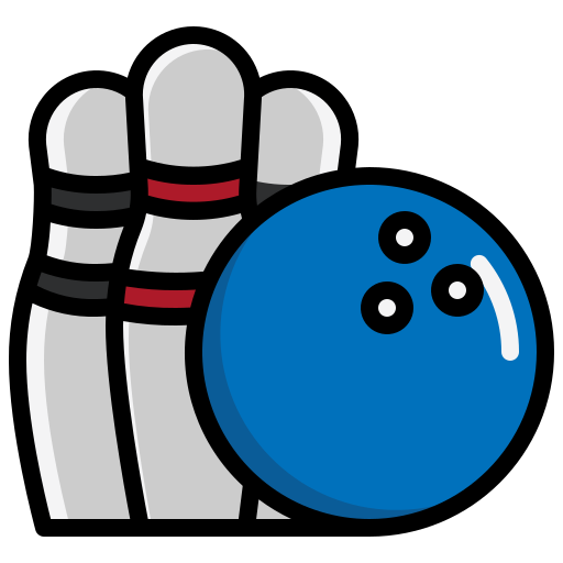 Bowling Surang Lineal Color icon