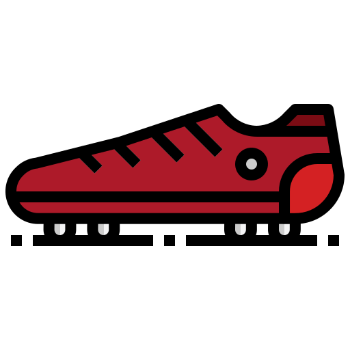 zapatos de fútbol icono gratis