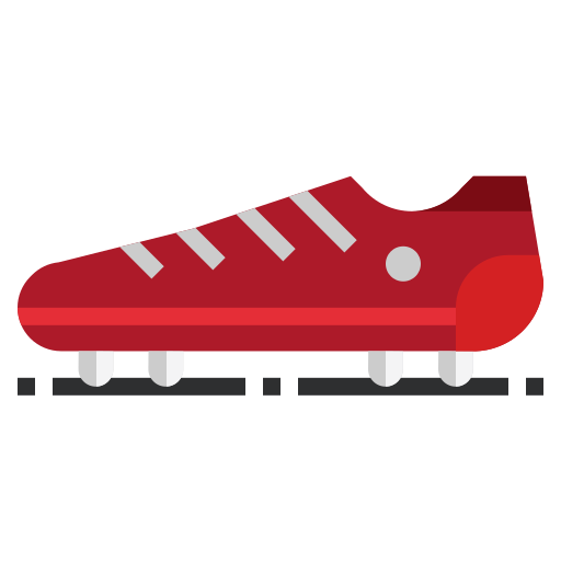 zapatos de fútbol icono gratis