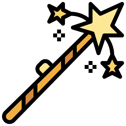 Magic wand - Free entertainment icons