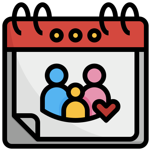 Family - Free time and date icons