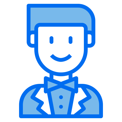 Man Payungkead Blue icon