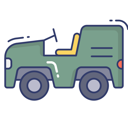 jipe militar grátis ícone