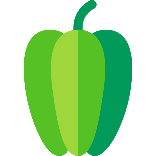 pimiento verde icono gratis