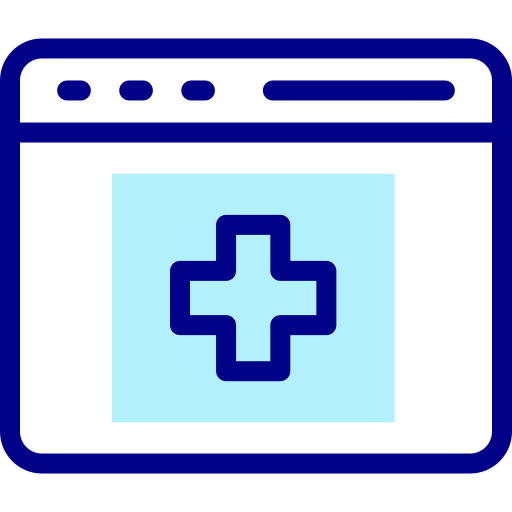 aplicación médica icono gratis