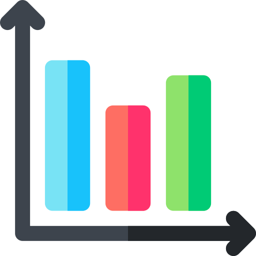 gráfico de barras icono gratis