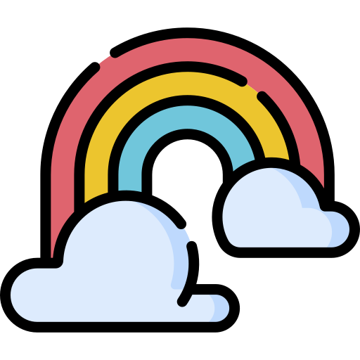 arco iris icono gratis