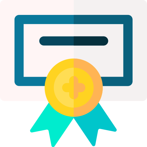 certificado icono gratis