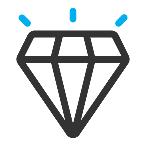 Diamond free icon