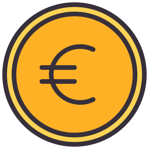 euro icono gratis