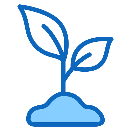 Plant Generic Blue icon