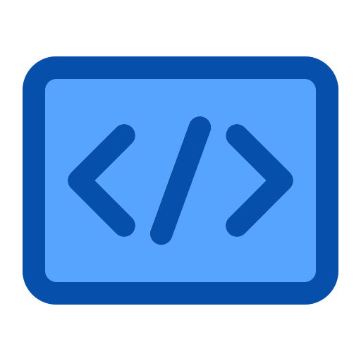 Code Generic Blue icon