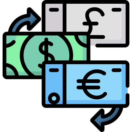 Currency exchange Special Lineal color icon