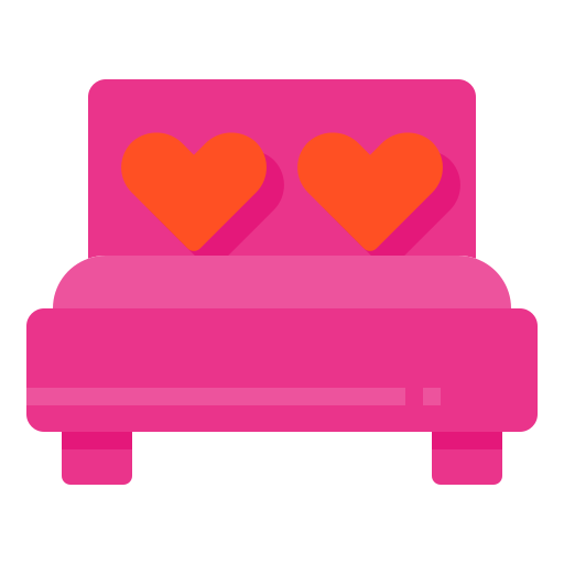 cama matrimonial icono gratis