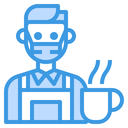 barista grátis ícone