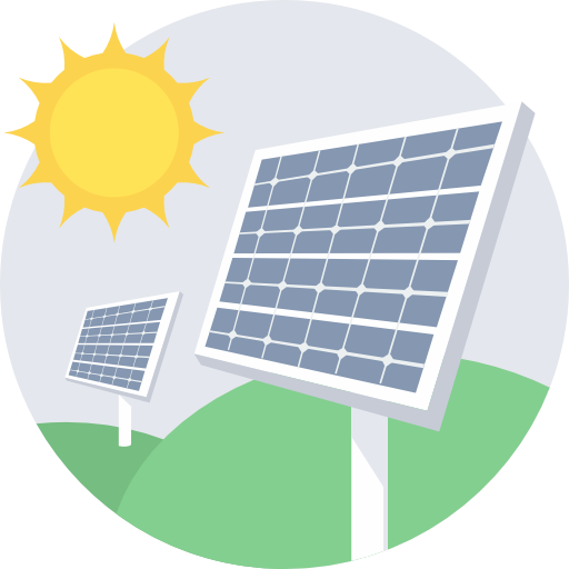 Solar panel free icon