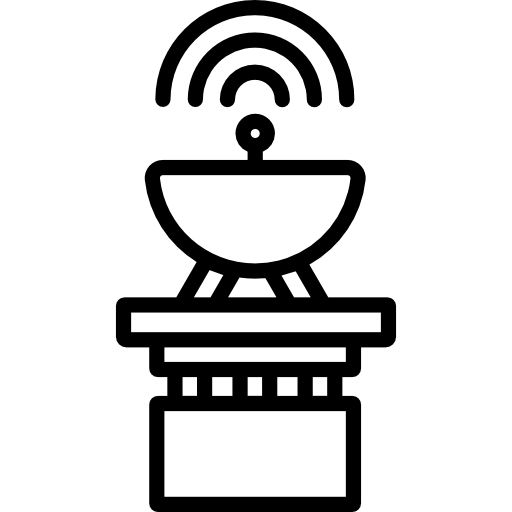 antena parabólica icono gratis