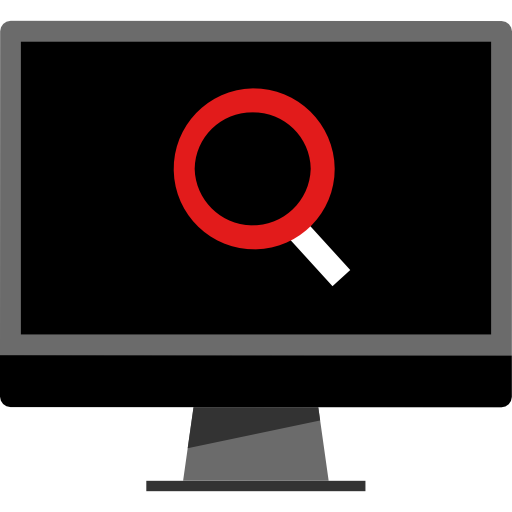 Magnifying glass free icon