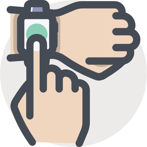 reloj inteligente icono gratis