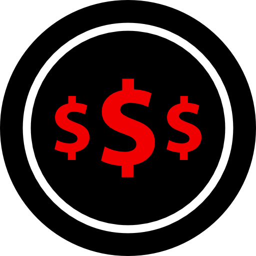 dólar grátis ícone dólar grátis ícone