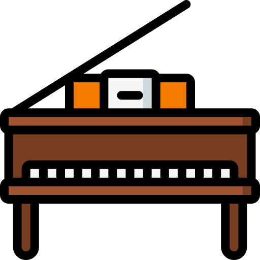 Piano Basic Miscellany Lineal Color icon