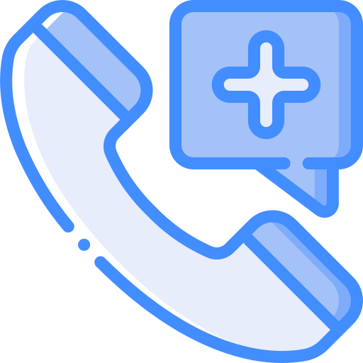 Hotline Basic Miscellany Blue Icon