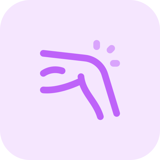 Knee Pixel Perfect Tritone icon