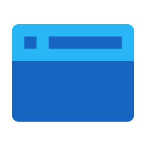 Website Generic Blue icon