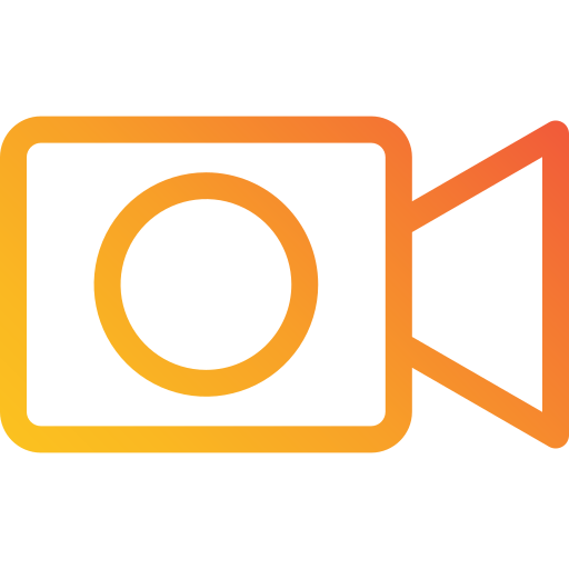 camara de video icono gratis