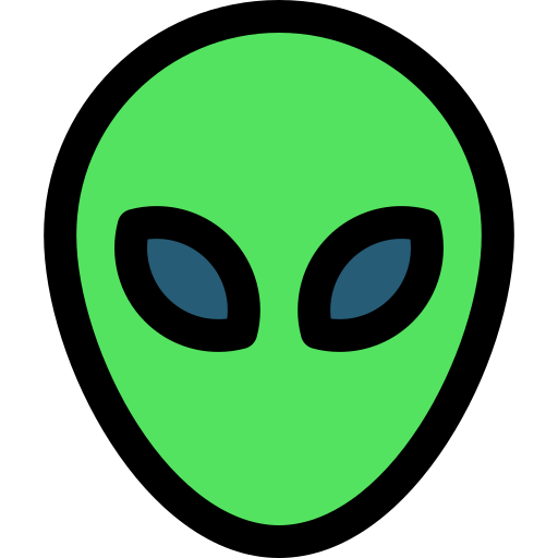 Alien Generic Outline Color icon