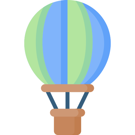 Hot air balloon Special Flat icon