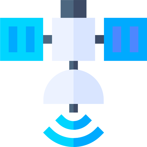 Satellite Basic Straight Flat icon