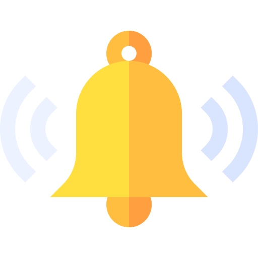 campana de notificación icono gratis