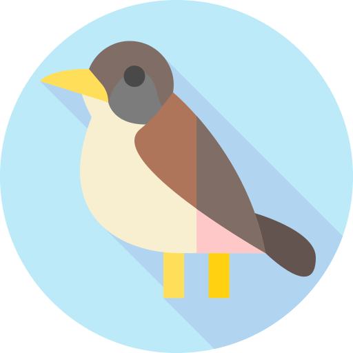 pájaro icono gratis