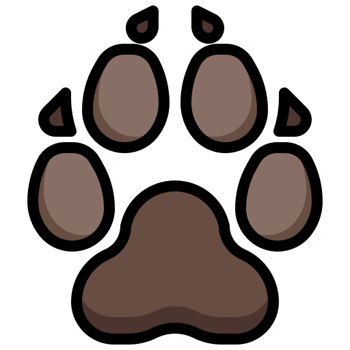 Dog Surang Lineal Color icon