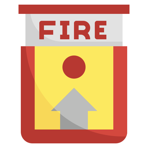 alarma de incendios icono gratis