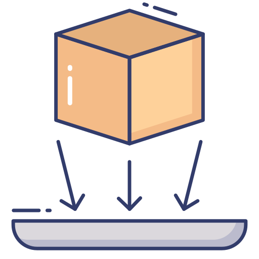 caja icono gratis