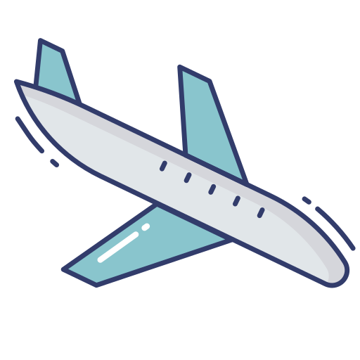 Airplane Dinosoft Lineal Color icon