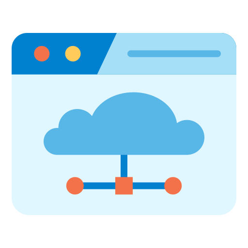 computación en la nube icono gratis